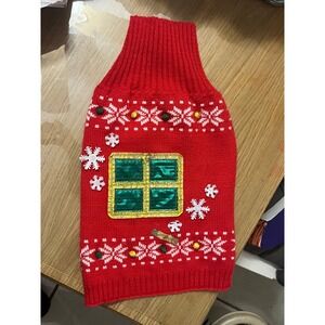 DOG SWEATER WINTER SNOW WARM CHRISTMAS ANIMAL COAT FESTIVE